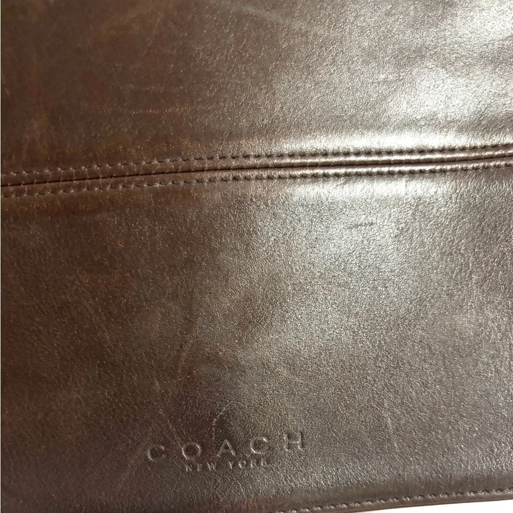 Coach vintage distressed Brown Leather Crossbody Bag